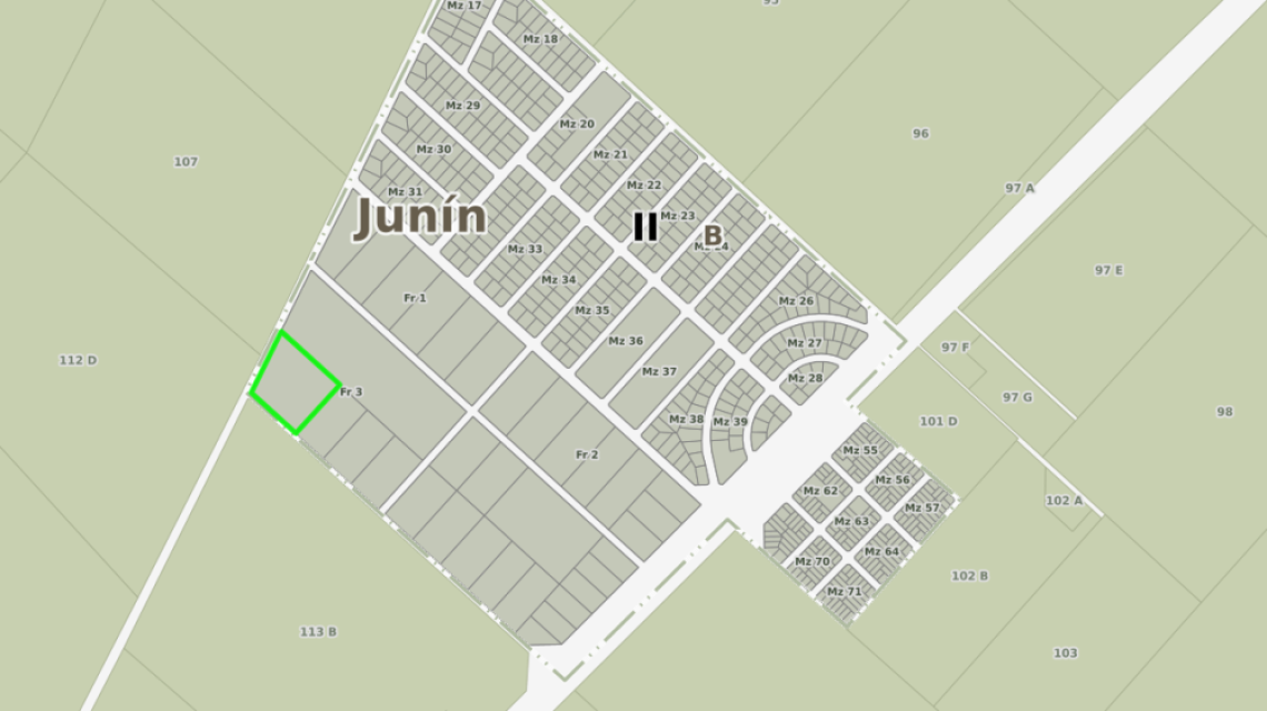 RN 188 600MTS PEAJE A.ROCA Junín Terreno 0  ambientes  En Venta -6