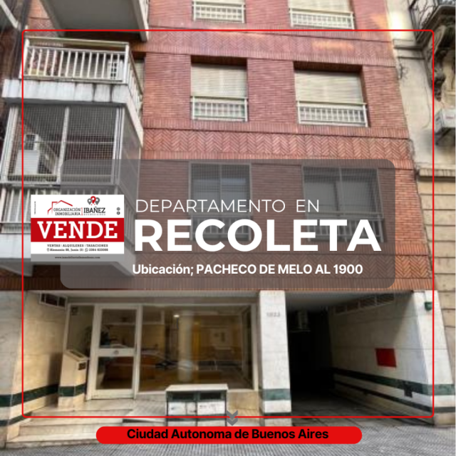 Pacheco de Melo 1900 Departamento 3 con Dep.  ambientes  En Venta -0