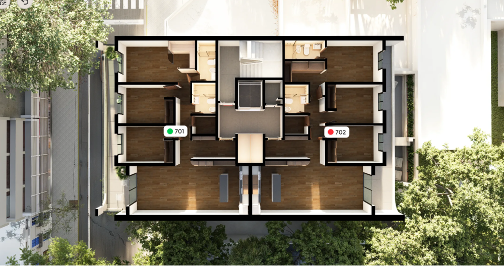 Leandro. N. Alem 1.580 Rosario Departamento 2  ambientes  En Venta -4