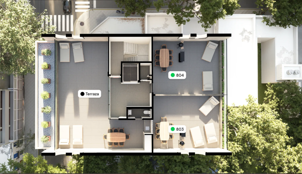 Leandro. N. Alem 1.580 Rosario Departamento 2  ambientes  En Venta -3