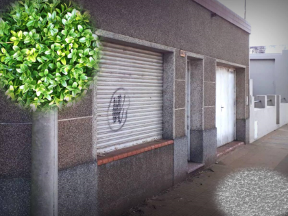 Casa con salón comercial en esquina a refaccionar