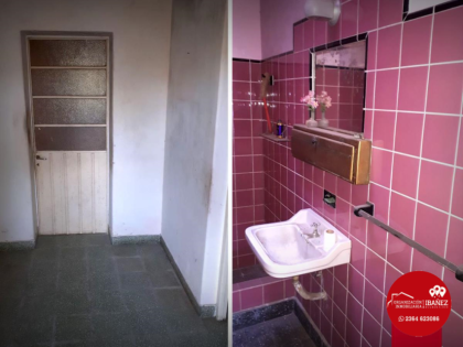Casa con salón comercial en esquina a refaccionar