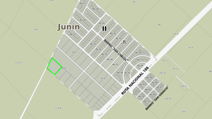 RN 188 600MTS PEAJE A.ROCA Junín Campo 0  ambientes  En Venta